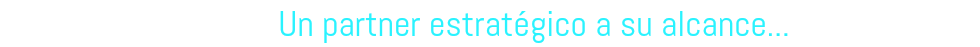&nbsp;Un partner estratégico a su alcance...
